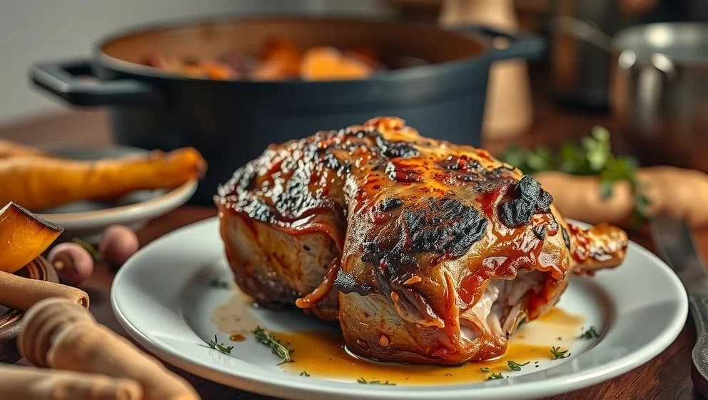 Lammstek i ugn långsam gör köttet så gott